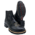 Botina Zero Impacto Lisa Redondo Preto Ref.300 - Rodeio Shop Moda Country | Sua Loja Country 24 horas