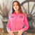 Camisete Feminina Bordada Texas Farm Rosa