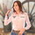 Camisete Feminina Bordada Texas Farm Rosa Clara