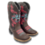 Bota Feminina Tex Team Floral Marrom - comprar online