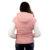 Jaqueta Fem Sacudido'S Dupla Face Rosa/Branco