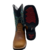 Bota Texana Mr. West Bordado Azul/Verde - Rodeio Shop Moda Country | Sua Loja Country 24 horas