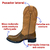 Bota Texana Goyazes Atlanta Caramel Ref.223602-Cf - loja online