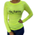 Camiseta Uv50+ Térmica Feminina Texas Farm - Amarelo Neon -