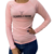 Camiseta Uv50+ Térmica Feminina Texas Farm - Rosa Bebê