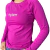 Camiseta feminina térmica Texas Farm UV50+ rosa, com manga longa, ideal para proteção solar e prática de esportes ao ar livre.