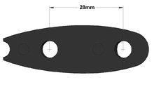 Angular Spacers (Scott Plasma, Canyon SLX model, and Others 28mm) - Speedmetrics