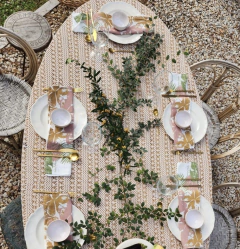 Set Florecer: 4 servilletas + 4 portaservilletas - comprar online