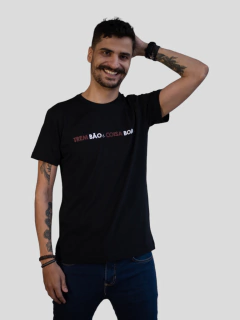 Camiseta unissex TREM BÃO É COISA BOA | cor Preta - loja online