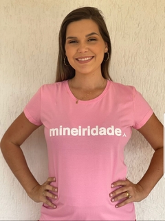 Baby look MINEIRIDADE| Cor rosa