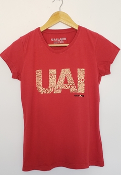 Baby look UAI EXPRESSÕES | Cor vermelho na internet