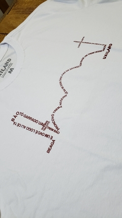 Camiseta unissex IGREJINHA DA PAMPULHA| cor branca - UAILAND