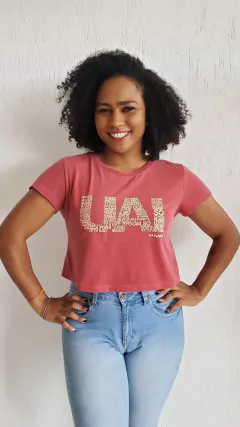 Cropped UAI EXPRESSÕES | Cor bordo - UAILAND