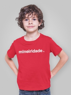 Camiseta Infantil MINEIRIDADE | cor vermelha