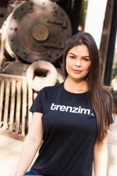 Baby look Trenzim| Cor Preta - comprar online