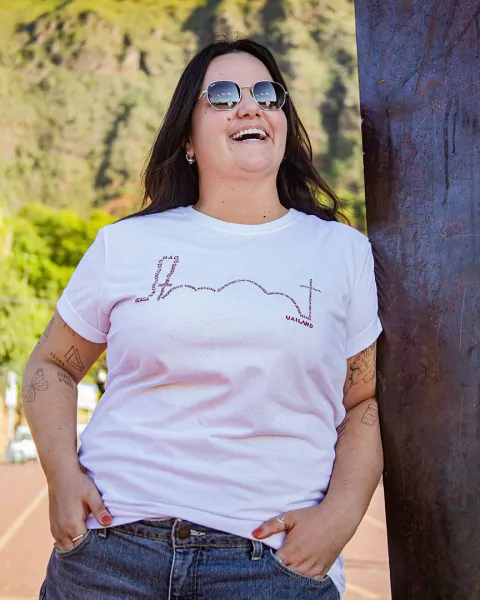 Camiseta unissex IGREJINHA DA PAMPULHA| cor branca