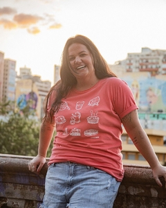 Camiseta unissex ILUSTRAÇÕES DE MINAS | cor vermelha - UAILAND