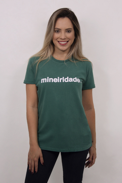 Camiseta unissex MINEIRIDADE | Cor Verde - comprar online