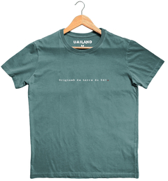Camiseta unissex ORIGINAL DA TERRA DO UAI | cor verde na internet