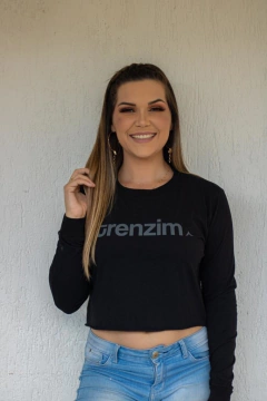 Cropped TRENZIM | cor preto na internet