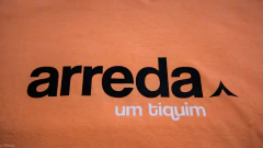 Camiseta unissex ARREDA UM TIQUIM | cor Laranja - UAILAND