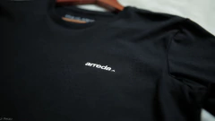 Camiseta unissex ARREDA - alto relevo| cor Preta - - UAILAND