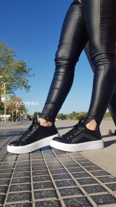 Zapatillas BONNIE negro - Xiomara Calzados