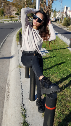 Borcegos BIANCA negro - tienda online