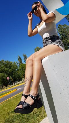 Sandalias XANA negro - Xiomara Calzados