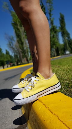Zapatillas LONA amarillo