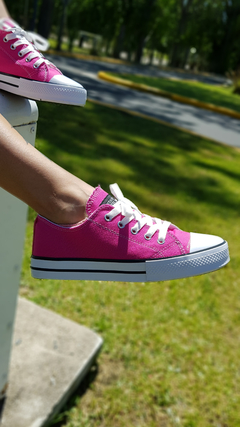 Zapatillas LONA fucsia en internet