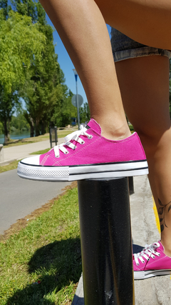 Imagen de Zapatillas LONA fucsia
