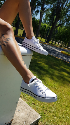 Zapatillas LONA blanco - comprar online
