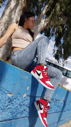 JORDAN HIGH rojo - Xiomara Calzados