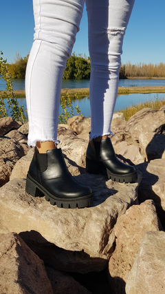 Botas LUZ negro