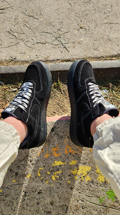 AIR FORCE GAMUZA FULL negro - Xiomara Calzados