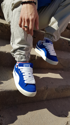 Puma SUEDE XL azul - tienda online
