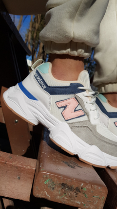 New balance blanco/rosa - comprar online