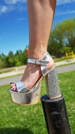 Sandalias REINA plata - comprar online