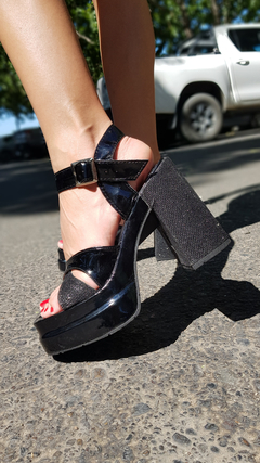 Sandalias MACA negro - Xiomara Calzados