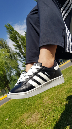 Campus 00s CUERO negro
