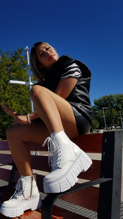 Borcegos DARCY blanco - tienda online