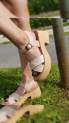 Sandalias LISA nude - comprar online