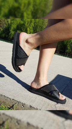 Sandalias CRISTAL negro