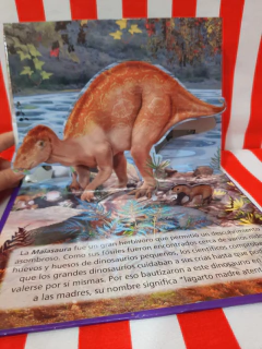 Libros PO UP - Colección Dinosaurios POP UP 3D - LATINBOOKS - 3591* en internet