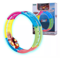 Imagen de Pista Luminosa CARS con Luz y Sonido - DITOYS - 7798310076671