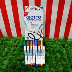 Marcadores con Glitter x 8 TURBO- GIOTTO - 8000825425806 - tienda online