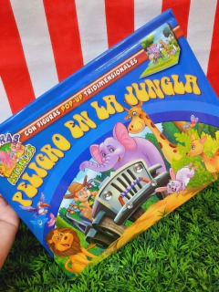 Libro CON POP UP Peligro en la Jungla - Colección Aventuras Animales - LATINBOOKS - 3581* en internet
