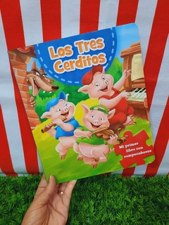 Libro Los 3 cerditos, con rompecabezas de Manolito