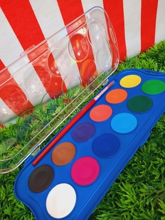 Acuarelas x 12 colores, mas pincel - GIOTTO - 8000825967702 en internet
